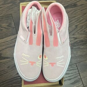 Vans Kids Pink Bunny Ears Slip-On Sneakers